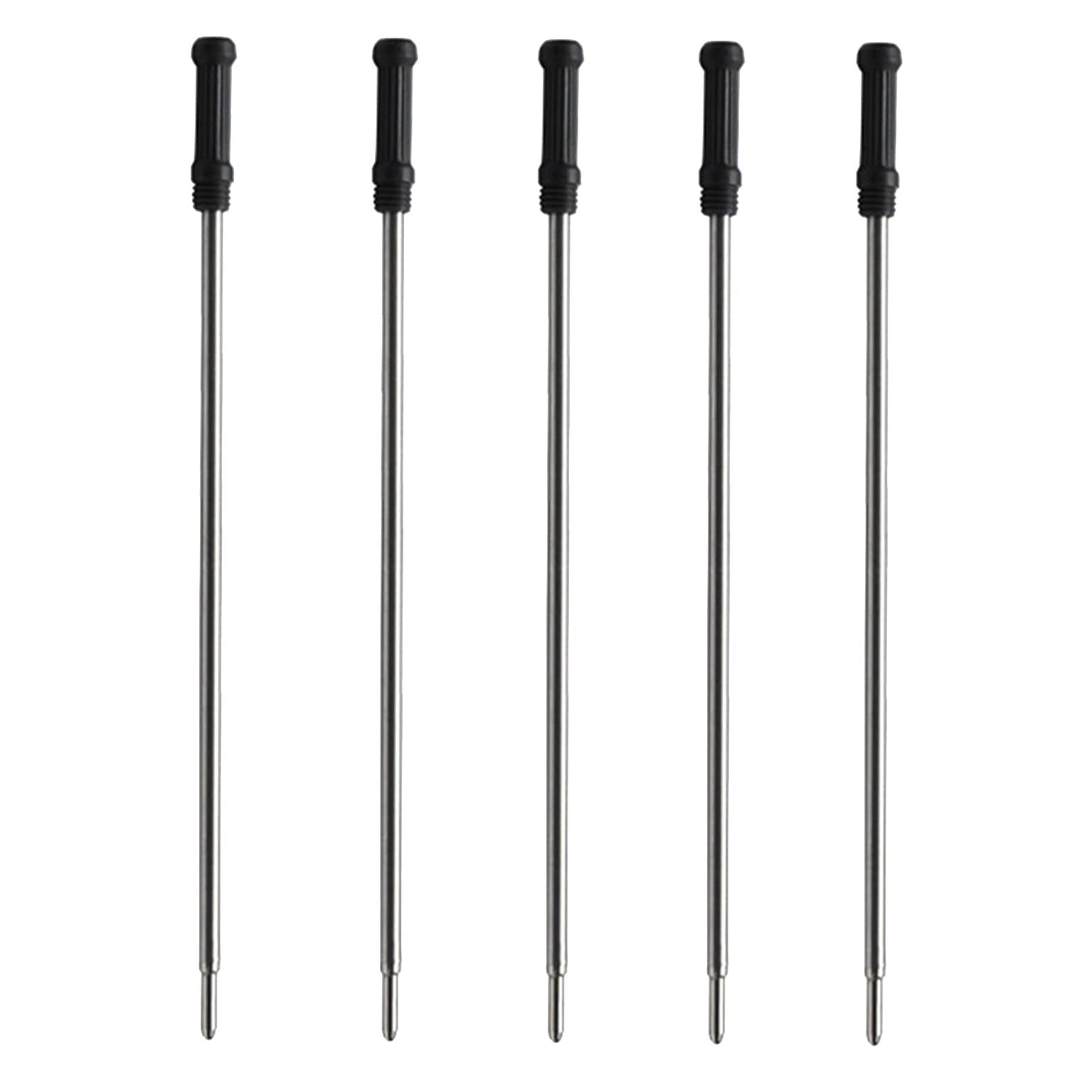 Rerbo Magnetic Levitating Pen Refills, Ballpoint Pen Refills, Medium Point Metal Refill Pack Of 5