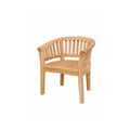 Anderson Collections Curve Extra Thick Wood Arm Adirondack Chair