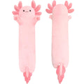 YUNCOL Axolotl Plush,Long Axolotl Plush Toys Pillow,43.3 Inch Cute Axolotl Stuffed Animal,Axolotl Plush Toy Gift for Girls Boys