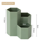 Saikvi Pens Cup Green Pencil Holder For Desk Pen Holder Pencil Organizer Pen Cup For Desk Desk Accessories For Office Supplies/C