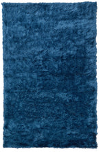 HomeRoots 511006 8 x 10 ft. Blue & Green Shag Hand Tufted Handmade Rectangle Area Rug