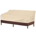 Vailge Heavy Duty Patio Sofa Cover, 100% Waterproof 3-Seater Outdoor Sofa Cover,Lawn Patio Furniture Covers With Air Vent And Handle,79' Wx 37' Dx 35' H,Beige&Brown
