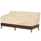 Vailge Heavy Duty Patio Sofa Cover, 100% Waterproof 3-Seater Outdoor Sofa Cover,Lawn Patio Furniture Covers With Air Vent And Handle,79' Wx 37' Dx 35' H,Beige&Brown