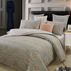 Brandream Boho Paisley Print Luxury Duvet Quilt Cover And Shams 3Pc Bedding Set Bohemian Damask Medallion 800Tc Egyptian Cotton