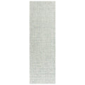 Rizzy Home Alora Decor London 2'6" X 8' Solid Green/Gray/Rust/Blue Hand-Tufted Area Rug