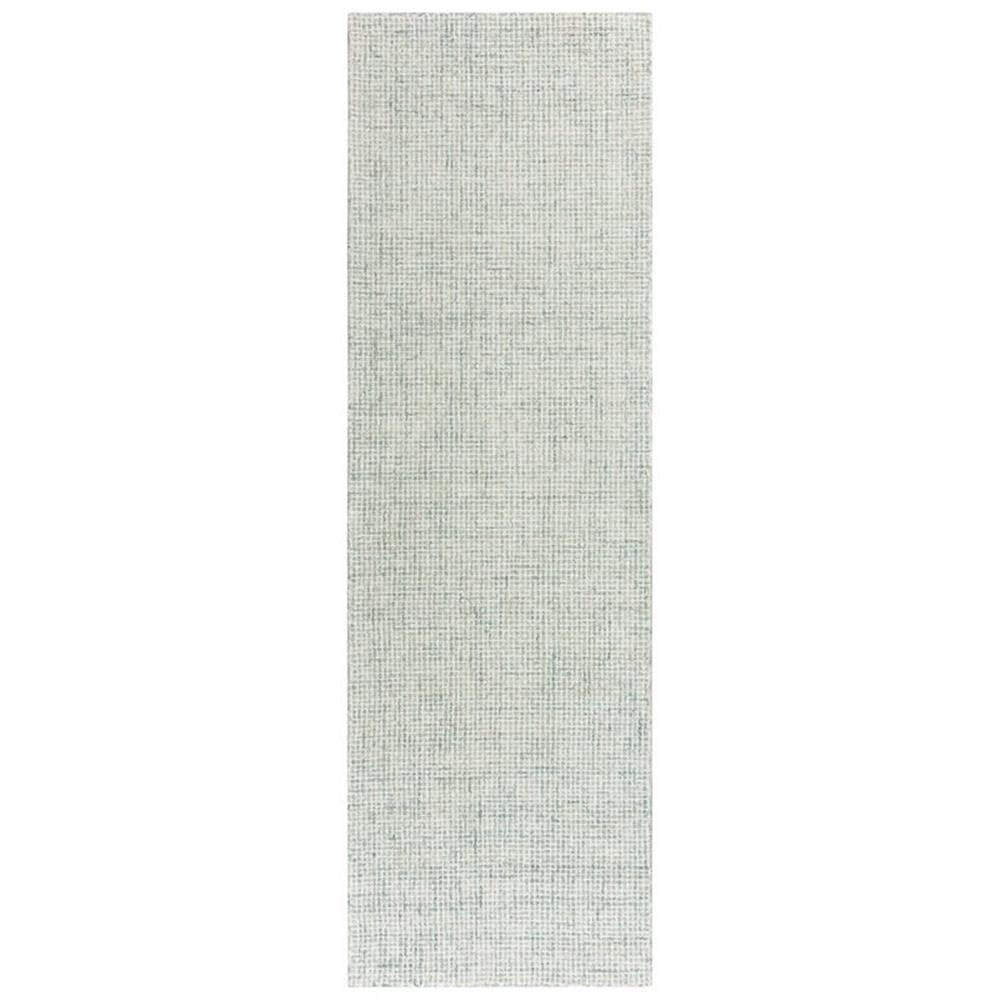 Rizzy Home Alora Decor London 2'6" X 8' Solid Green/Gray/Rust/Blue Hand-Tufted Area Rug
