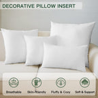 Otostar Throw Pillow Insert, 12 X 20 Cushion Inner Soft Fluffy Plump Stuffer Cushion Pad White Decorative Pillow Insert