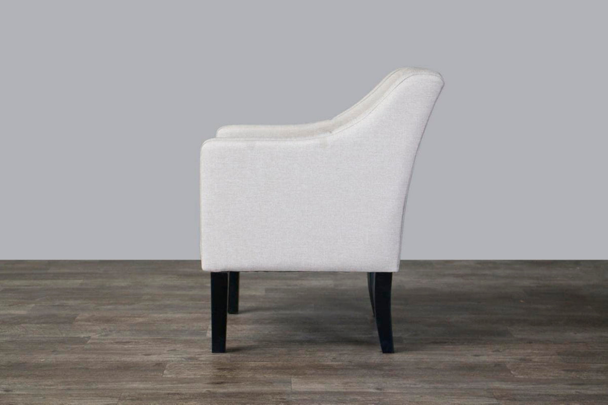 Baxton Studio Brittany Club Chair, Beige