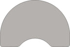 Mobile 48 Round Grey HP Laminate Activity Table - Height Adjustable Short Legs