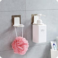 Sajani Plastic Bottle Storage Holder || Shower Gel Bottle Rack Hook || Hand soap Bottle Shelf Bathroom Kitchen,Wall Hanging Self