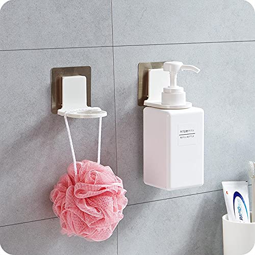 Sajani Plastic Bottle Storage Holder || Shower Gel Bottle Rack Hook || Hand soap Bottle Shelf Bathroom Kitchen,Wall Hanging Self