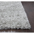 Rizzy Home Alora Decor Pearl 5'X7'6" Solid Lt. Gray Hand-Tufted Area Rug