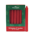Kurt S. Adler Kurt Adler 4-Inch Red Dripless, 12-Piece Set Candle, 4in, Count
