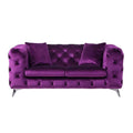 Acme Atronia Loveseat In Purple Fabric