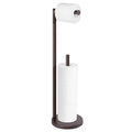 Bathth Bronze Toilet Paper Holder For 4 Rolls, Free Standing With Storage