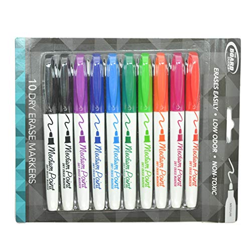Mega Brands, Inc Board Dudes Srx 10Ct Asst. Medium Tip Dry Erase Marker