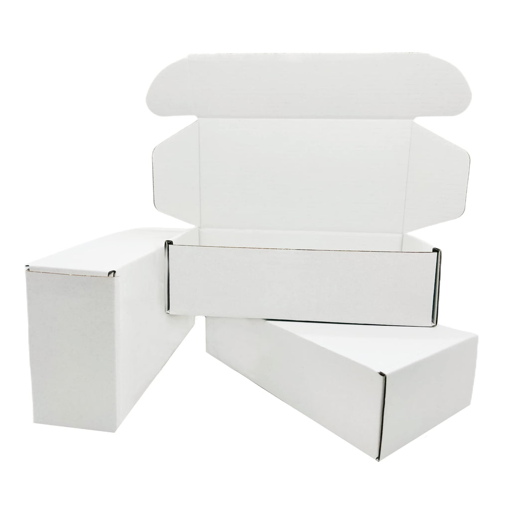 Small White Box 7 X 3.5 X 2 Inch 50 Pack Recyclable Corrugated Gift Mailers Storage Business Packaging Shipping Boxes