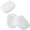 Quatish Travel Soap container, 2PcS Portable Soap Holder with Lid, Travel Bar Soap Holder, Soap case for camping gym Travel, Soa