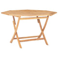 Vidaxl Folding Garden Table 47.2"X47.2"X29.5" Solid Teak Wood