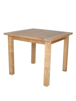 Anderson Teak Windsor Square Table with Small Slats, 35"