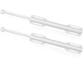 FIRJOY 12 Valet Rod for Closet Pull Out (2 Pack, White)