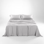 Olive + Crate Luxury Series 100% Tencel Eucalyptus California King Size Sheets Set - 4Pc Soft Cooling Bed Sheets | 18'' Deep Poc