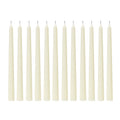 SRG Ivory Unscented 10 x 7/8 Taper Candles Pack of 12