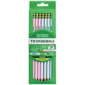 Ticonderoga Wood-Cased Pencils, Pre-Sharpened, 2 Hb Soft, Pastel Colors, 18 Count