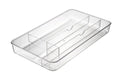 Resvi Clear Drawer Organizer Tray | Multipurpose Drawer Storage Organizer | Transparent Plastic Drawer Divider