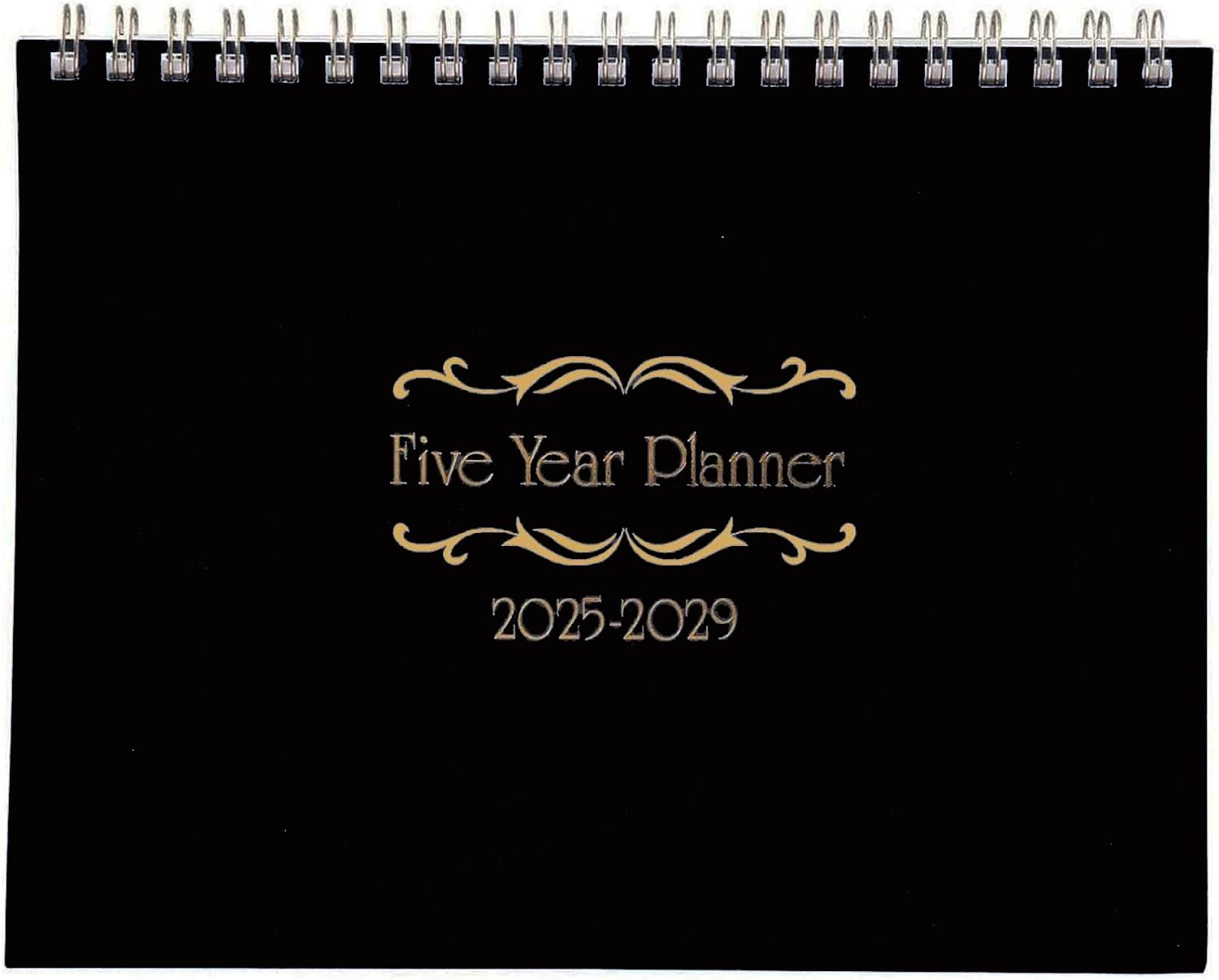 Ritadeshop 5 Year Calendar Planner (Black, 11 * 8.5' 2025-2029)