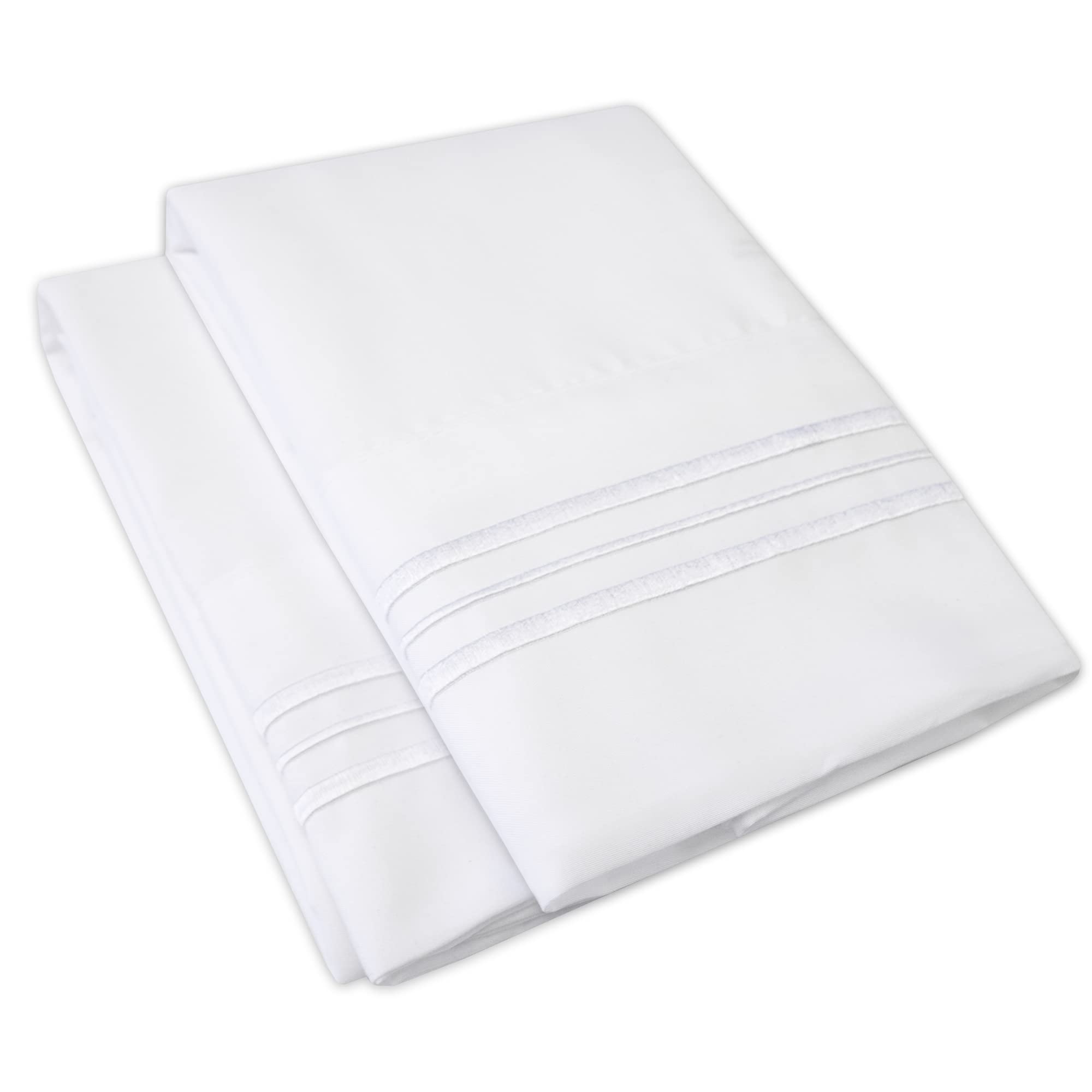 1500 Supreme Collection Pillowcase - King, 2 Count, White