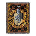 Harry Potter Woven Tapestry Throw Blanket, 48 X 60 Inches, Hufflepuff Crest