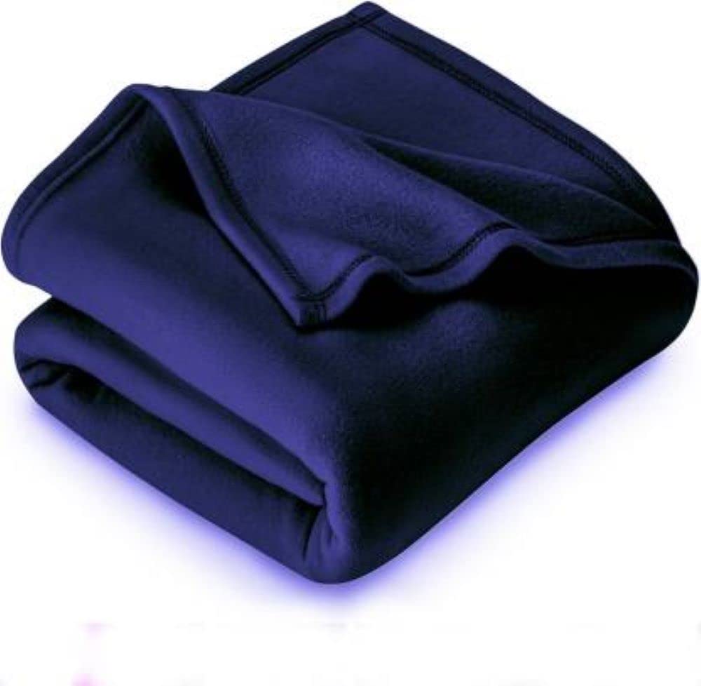 TRUE VALUA Polar Fleece AC Blanket for Single Bed | All Season Ultra Soft & LightWeight Travel Blanket | Summer Fleece l 60x90