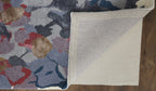 HomeRoots 513403 8 x 10 ft. Blue Gray & Pink Wool Floral Hand Tufted Handmade Rectangle Area Rug