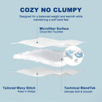 Meelus Lightweight Comforter Cooling Duvet Insert Black, All Season Breathable Queen Size Duvet, Soft Microfiber Summer Cool Dow