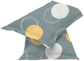 Bsb Home Cotton Pillow Cover/Case Set (2 Pcs)  18X28 Inches, Grey&White, Floral, 150 Threads
