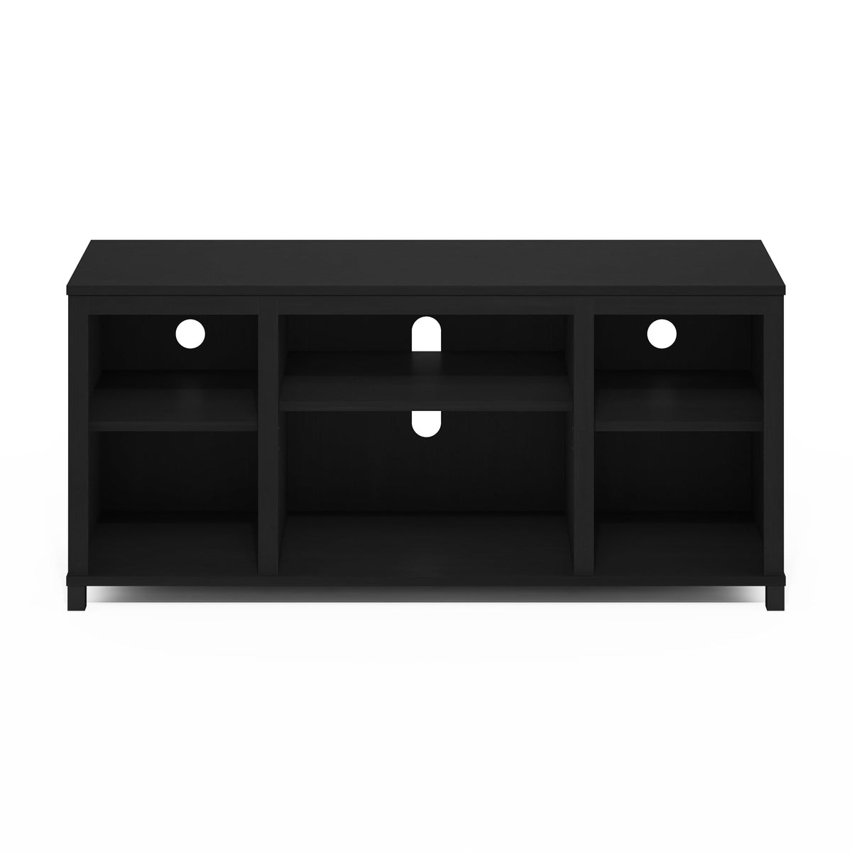 Furinno Classic TV Stand with Shelves for TV up to 55 Inch, Americano