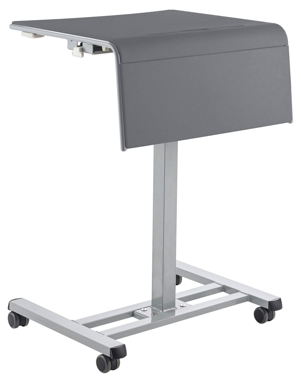 National Public Seating Sit-Stand Desk Workstation, Grey