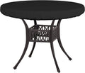 Covers & All Round Table Top Cover, 12 Oz Waterproof Uv & Weather Resistant Patio Table Cover, Outdoor Table Cover For Patio Outdoor Furniture & Coffee Table (30' Dia X 4' H Inches, Black)