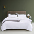 Houseri White Comforter King Size, 3 Pieces Lightweight Solid White Bedding Set King, All Season Soft Pure White King Size Comfo