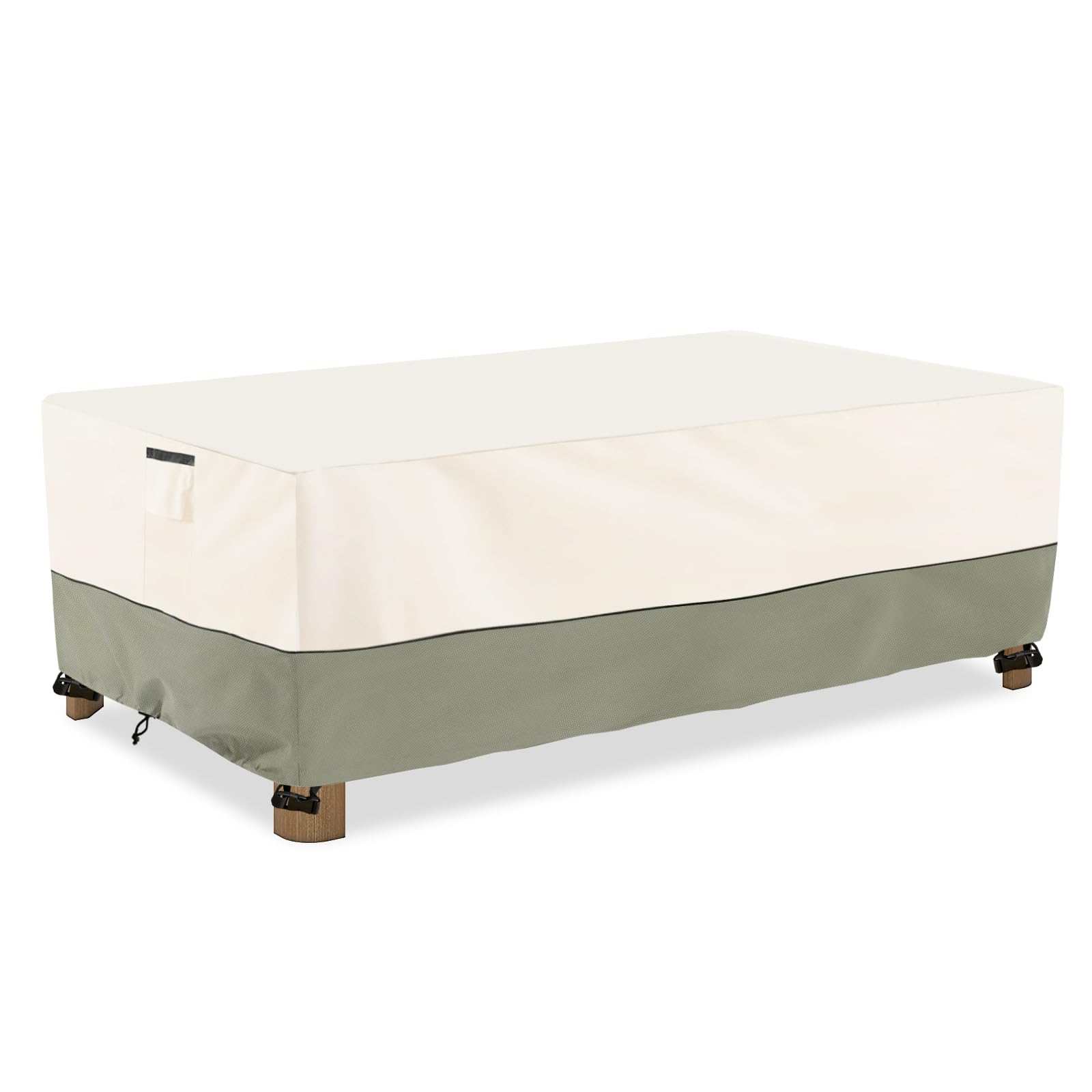 Lsongsky Outdoor Coffee Table Cover,Waterproof Rectangular Patio Small Side Table Cover,36 X 24 X 16 Inch,Outdoor Table Covers W
