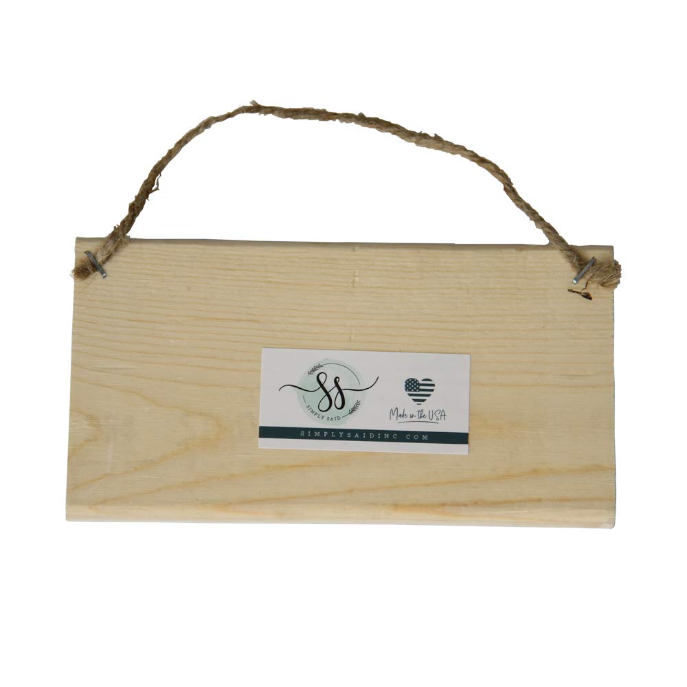 Simply Said, Inc Petite Hanging Accents 3.5' X 6.5' Wood Sign - Dogs Are My Favorite People