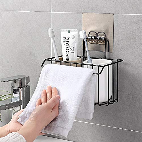 Zinley New Stainless Steel Wall Hanging Bathroom Shower Caddy Basket Shelf for Bathroom Sink Sponge Holder, Shampoo, Conditioner