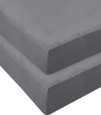 Micro Fiber 2 Twin Xl Fitted Bed Sheets (2-Pack) Soft And Comfy - Twin Extra Long, 15'' Deep Pocket, 39'' X 80'' Great For Dorm