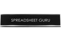 Signs Bylita Spreadsheet Guru Novelty Desk Sign