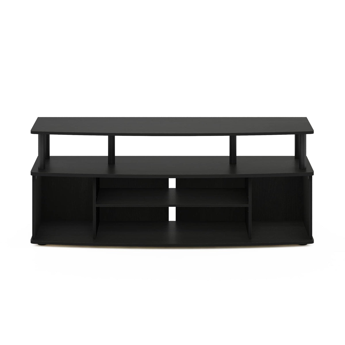 Furinno Jaya Large Entertainment Center Hold up to 55-in TV, Inches, Blackwood