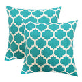 Pinkparrot Cotton Single Colour Printed Throw Pillow Covers/Cushion Covers (18X18Inches)  Set Of 2 Pcs Code0240