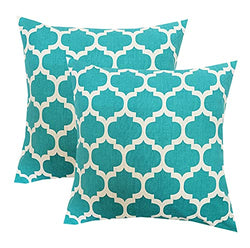 Pinkparrot Cotton Single Colour Printed Throw Pillow Covers/Cushion Covers (18X18Inches)  Set Of 2 Pcs Code0240