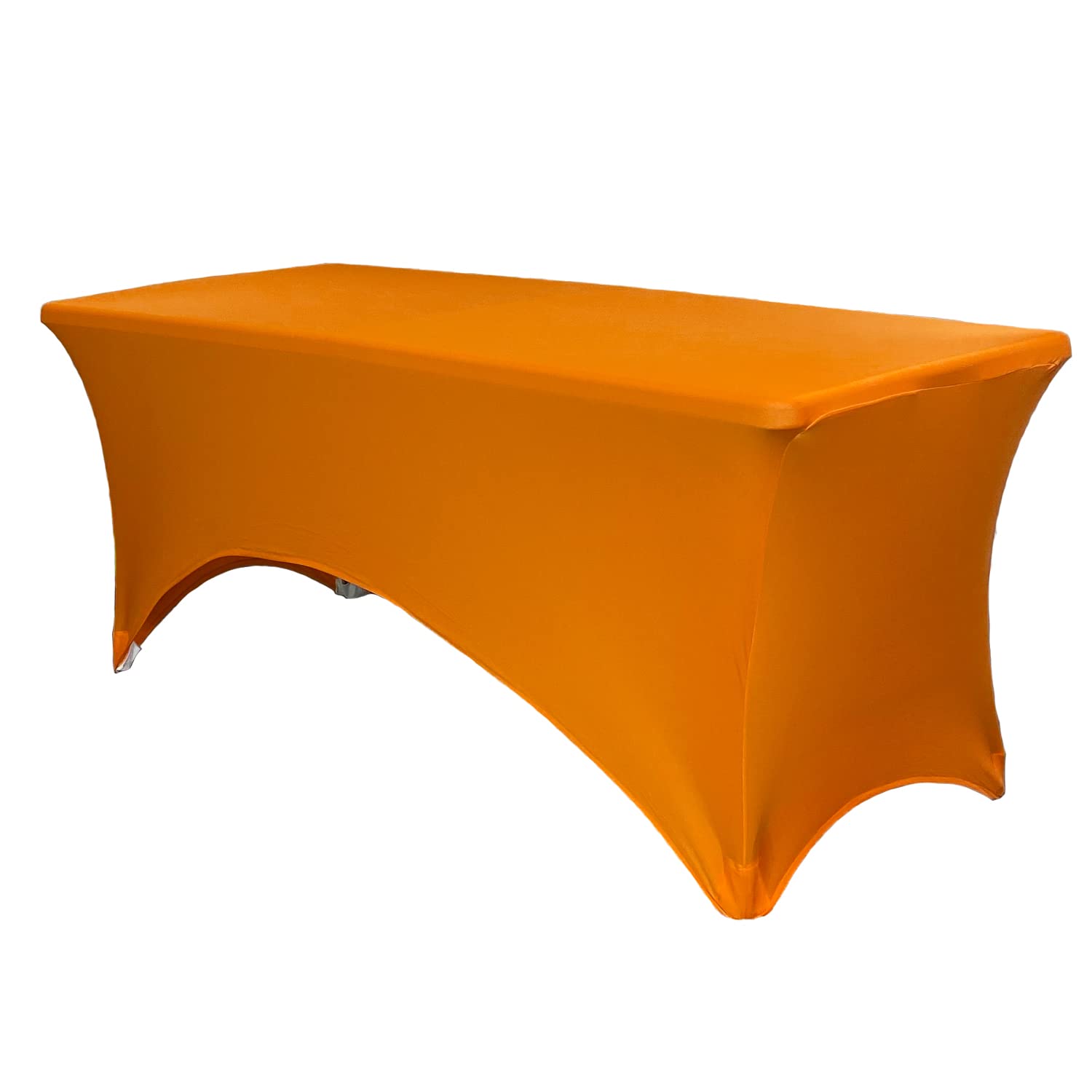 Your Chair Covers Rectangular Spandex Table Covers 4Ft Fitted Tablecloth Wedding Event Patio Table Decorations Elastic Fabric St