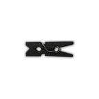 LWR CRAFTS Wooden Mini Clothespins 200 Per Pack 1' 2.5cm (Black)